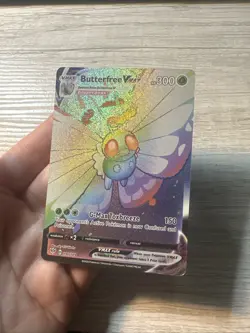 Pokemon TCG Butterfree VMAX Darkness Ablaze Holo Secret Rare Card 190/189 - Image 5