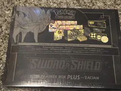 Pokemon TCG Sword & Shield Elite Trainer Box Plus Zacian Card Game Sealed - Image 3