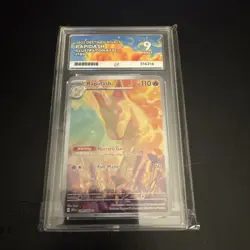Pokemon TCG Rapidash Card 189/182 Destined Rivals Ace Graded 9 Mint - Image 1
