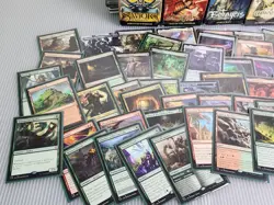 Magic the Gathering MTG Lot 900+ Cards w/ Rares + Lands + BCW Storage Box... - Image 2