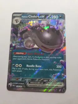 Paldean Clodsire ex 059/091 (NM) Holo Rare Paldea Fates Pokemon Card TCG 2024 NM - Image 1