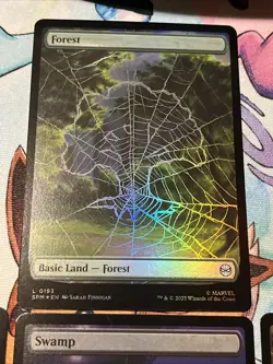 Marvel's Spider-Man Foil Land Set All 5 Land Cards Are Near Mint Condition - Image 2