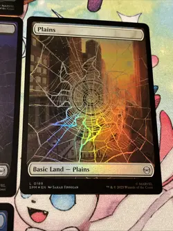 Marvel's Spider-Man Foil Land Set All 5 Land Cards Are Near Mint Condition - Image 4