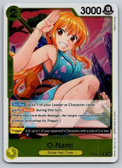 O-Nami OP06- 101 One Piece FOIL Card - Image 1