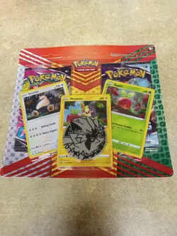 Pokemon TCG: Snorlax, Morpeko & Applin Cards with 2 Booster Packs & Coin 820650809842 - Image 1