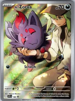 N's Zorua - Promo SV: Scarlet & Violet Promo Cards 189 NM - Image 1