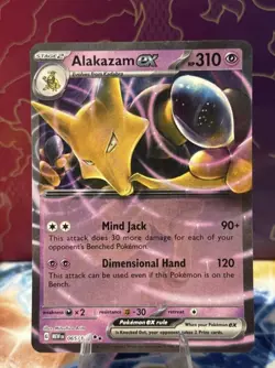 Alakazam EX 065/165 Scarlet Violet 151 Pokemon Card NM FAST SHIPPING English - Image 1