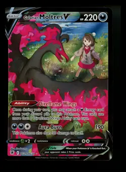 Galarian Moltres V TG20/TG30 Astral Radiance 2022 Pokemon Card TCG - Image 1
