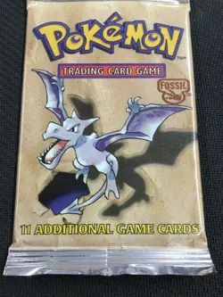 Pokemon Unopened Fossil Booster Pack 11 Cards Factory Sealed 1999 (1 Pack) - Image 4