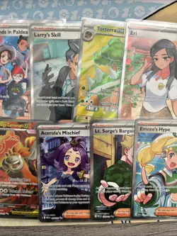 Pokemon Full Art Card Lot (12 NM Cards) Mega, White Flare, S/V - Image 3