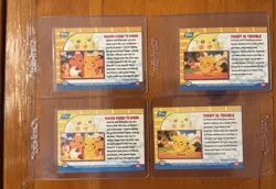 1999 Topps Pokemon Movie Cards, Lot Of 4, Vintage, #45 & #48 Foils/Non Foils - Image 2