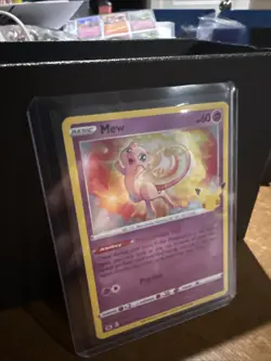 Pokemon Mew TCG Holo Rare Card Celebrations 011/025 NM Condition - Image 2