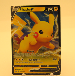 Pikachu V SWSH061 SWSH: Sword & Shield Promo Cards Holo FREE SHIPPING - Image 1