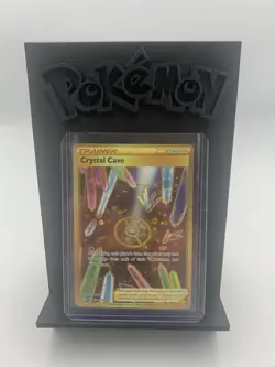 Crystal Cave 230/203 Gold Evolving Skies Trainer Stadium Pokemon Card NM - Image 1
