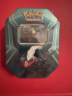 Pokemon Triple Whammy DARKRAI Tin 3 Booster Packs 3 Foil Cards TCG New Sealed - Image 1