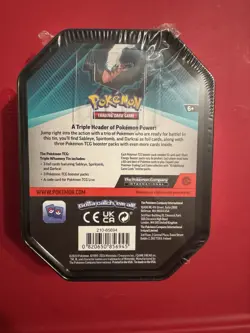 Pokemon Triple Whammy DARKRAI Tin 3 Booster Packs 3 Foil Cards TCG New Sealed - Image 5