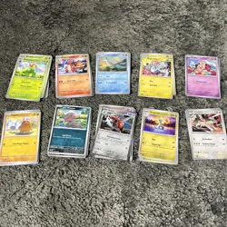 Pokemon Obsidian Flames OBF Bulk 122 Cards (No Duplicates) Master Set Help - Image 1