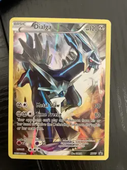 Dialga 120 HP Full Art Holo Promo Card XY77 Pokemon TCG - Image 2