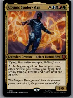 Cosmic Spider-Man (REGULAR) x1 - MTG Marvel's Spider-Man SPM #127 - Image 1