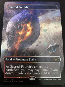 Sacred Foundry (Borderless) (Galaxy Foil) Unfinity Foil - Image 1