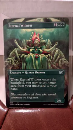 MTG Eternal Witness Double Masters 368 Borderless Regular Uncommon NM - Image 1