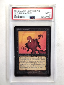 Nether Shadow Beta PSA 9 MINT 1993 Rare MTG - Image 1