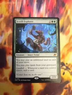 MTG Icetill Explorer Rare EOE 0192 Edge Of Eternity Insect Scout NM English - Image 1