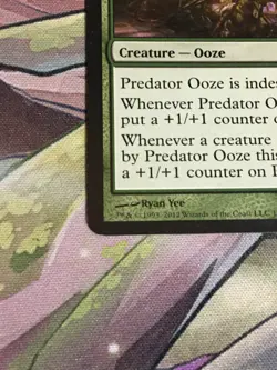 C6083 MAGIC MTG DARK ASCENSION PREDATOR OOZE 2X #124 HP RARE - Image 5