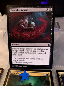 MTG Feed the Swarm Zendikar Rising 102/280 Regular Common - Image 1
