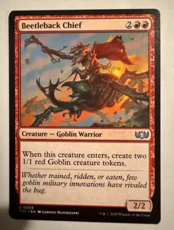 Beetleback Chief #205 MTG Tarkir Dragonstorm TDC NM X1 - Image 1