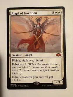 x1 Angel of Invention M MTG Commander: Tarkir: Dragonstorm M/NM, English - Image 1