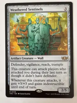 MTG Weathered Sentinels, NM-Mint, English Commander: Tarkir: Dragonstorm - Image 1
