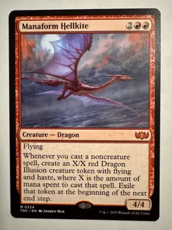 x1 Manaform Hellkite M MTG Commander: Tarkir: Dragonstorm M/NM, English - Image 1