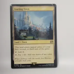 Starting Town, Final Fantasy #289, MTG, NM/M - Image 1