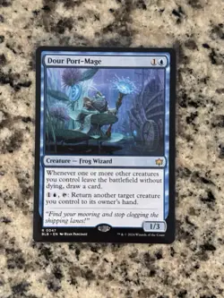 MTG Bloomburrow R Dour Port-Mage #0047 - Image 1