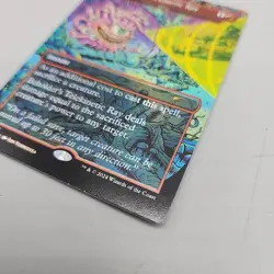 Beholder's Telekinetic Ray 1795 Borderless Rainbow Foil DnD Secret Lair MTG NM - Image 3