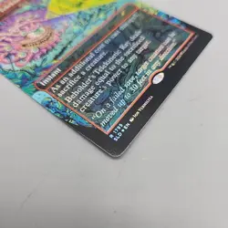 Beholder's Telekinetic Ray 1795 Borderless Rainbow Foil DnD Secret Lair MTG NM - Image 4