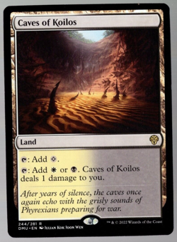 Caves of Koilos 244/281 Non Foil Rare Dominaria United Magic The Gathering NM - Image 1