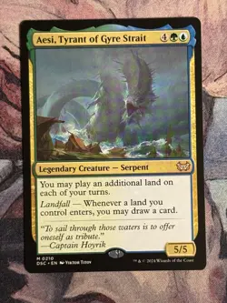 Aesi, Tyrant of Gyre Strait - DSC 0210 - NM - MTG Magic - Image 1