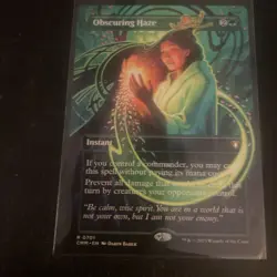 Obscuring Haze Extended Art Commander Masters 0701 MTG NM+ Never Played - Image 1