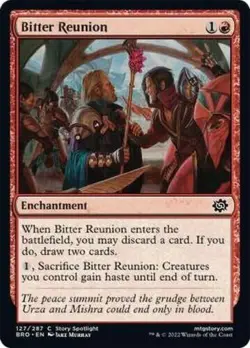 BITTER REUNION X 4 N/M THE BOTHERS' WAR MAGIC THE GATHERING - Image 1