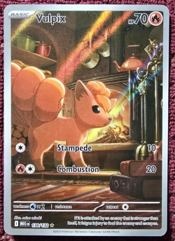 Vulpix 138 / 132 Pokemon Mega Evolution 2025 Mint Illustration Rare - Image 1