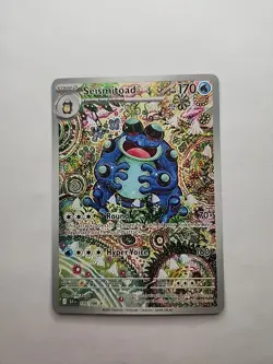Pokemon TCG Seismitoad Illustration Rare Black Bolt 105/086 English - Image 1