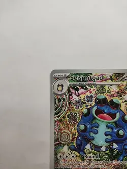 Pokemon TCG Seismitoad Illustration Rare Black Bolt 105/086 English - Image 2