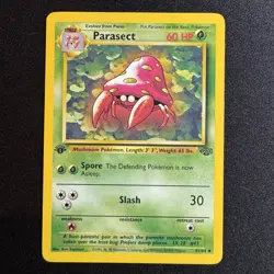 Parasect 41/64 Jungle 1st Edition Non Holo Foil Pokemon 1999 Vintage WOTC - Image 1