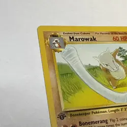 1999 Pokemon 1st Edition Jungle Set Marowak 39/64 LP - Image 2