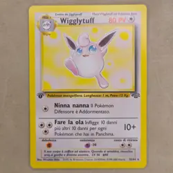 Vintage Pokemon - Wigglytuff 32/64 - 1st First Edition Jungle - NM Near Mint - Image 1