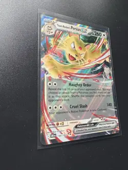 Team Rocket's Persian Ex 150/182 - Double Rare - Destined Rivals - Pokemon TCG - Image 2