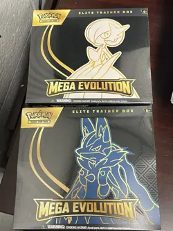 Lot Of 2 Pokemon Mega Evolution Elite Trainer Box - Image 1