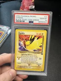 PSA 10, 3 Legendary Birds Black Star Promos, Pokemon; Moltres, Zapdos, Articuno - Image 4